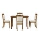 preview thumbnail 7 of 38, Modern Style Kitchen Dining Set Rectangular Table with Upholstered Chairs Walnut