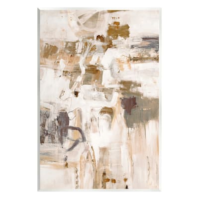 Stupell Beige Abstract Pattern Wall Plaque Art Design By Lisa Ridgers