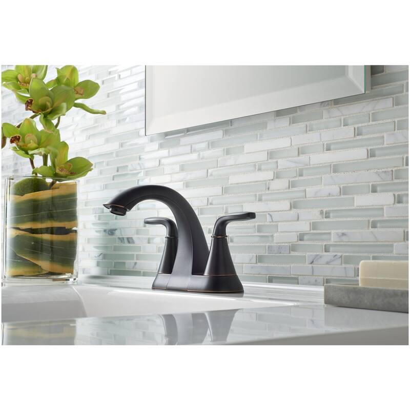 Pfister LG48-WF0 Winfield 1.2 GPM Centerset Bathroom Faucet with Pfast