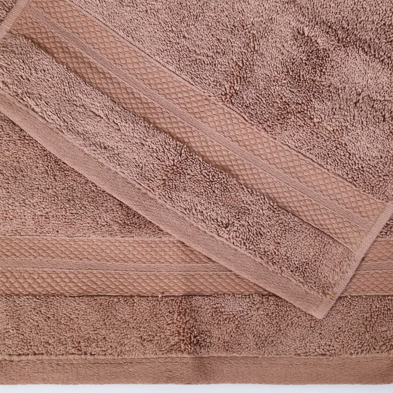 Turkish Cotton 12 Piece Solid Plush Heavyweight Towel Set by Superior