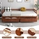 preview thumbnail 8 of 18, Costway Twin to King Daybed with 2 Drawers Wooden Sofa Bed for - See Details