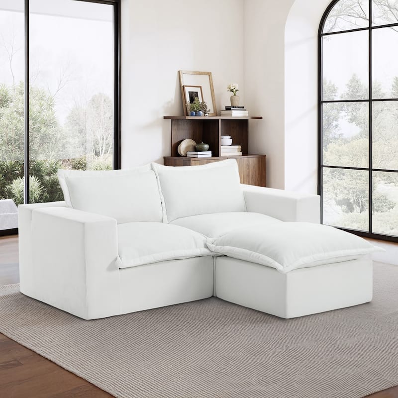 Comfy Cloud Couch Plush Modular Sectional Sofa For Living Room