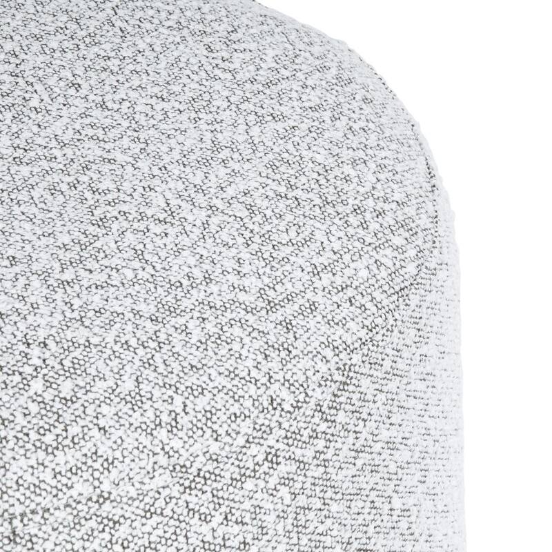 HomePop Drift Ottoman with Wood Base