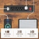 preview thumbnail 25 of 68, L Shaped Gaming Desk Computer Desk Corner Desk Pegboard Power Outlet