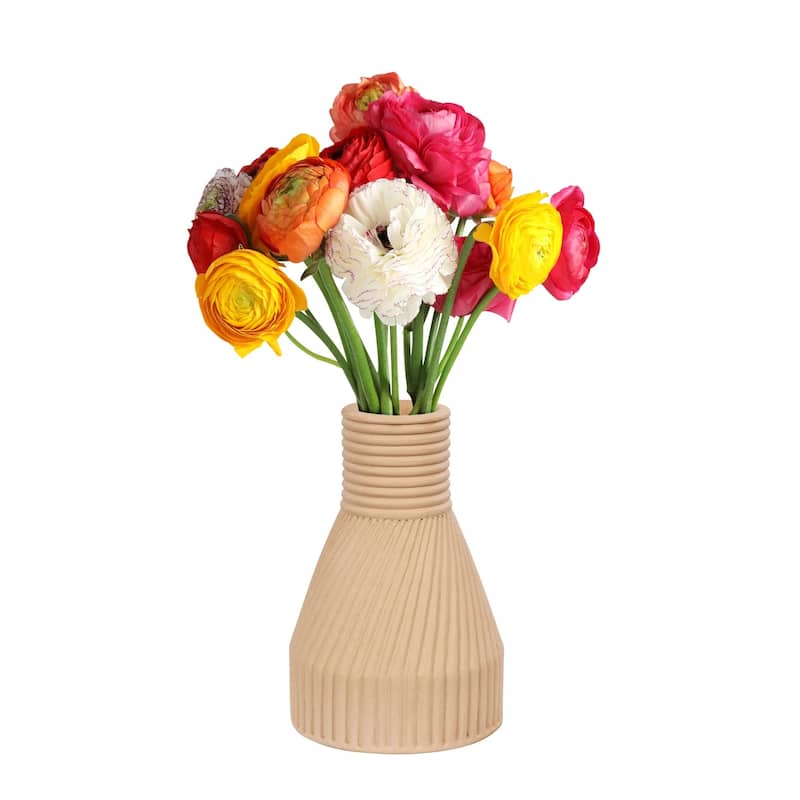 Linnea Brown Handmade Ceramic Vase - Water impenetrable