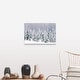 preview thumbnail 5 of 8, "Snow covered pine trees" Canvas Wall Art 30" x 20"