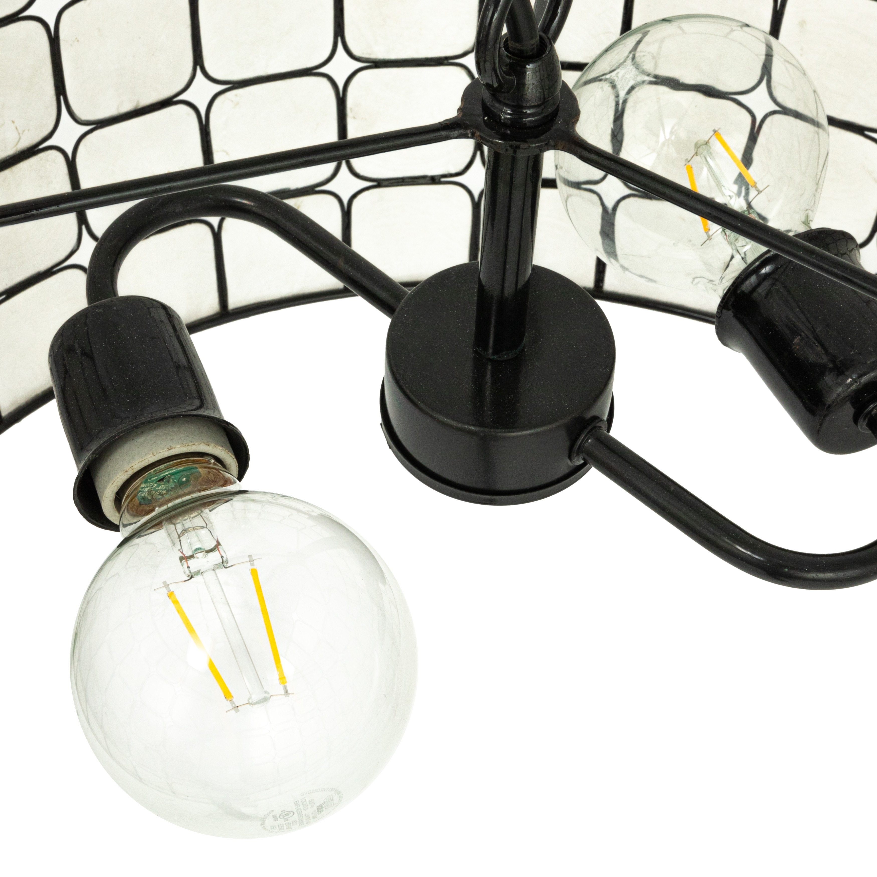Capiz Shell Pendant Lamp - Overstock - 40348519