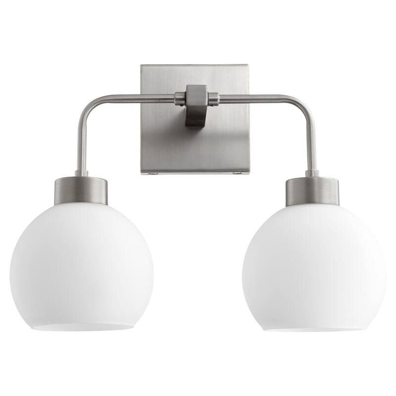 Quorum International Lacy 2 Light 15" Wide Bathroom Vanity Light