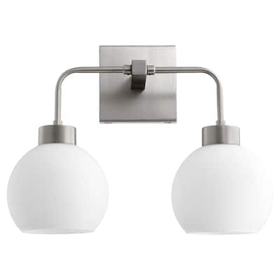 Quorum International Lacy 2 Light 15" Wide Bathroom Vanity Light