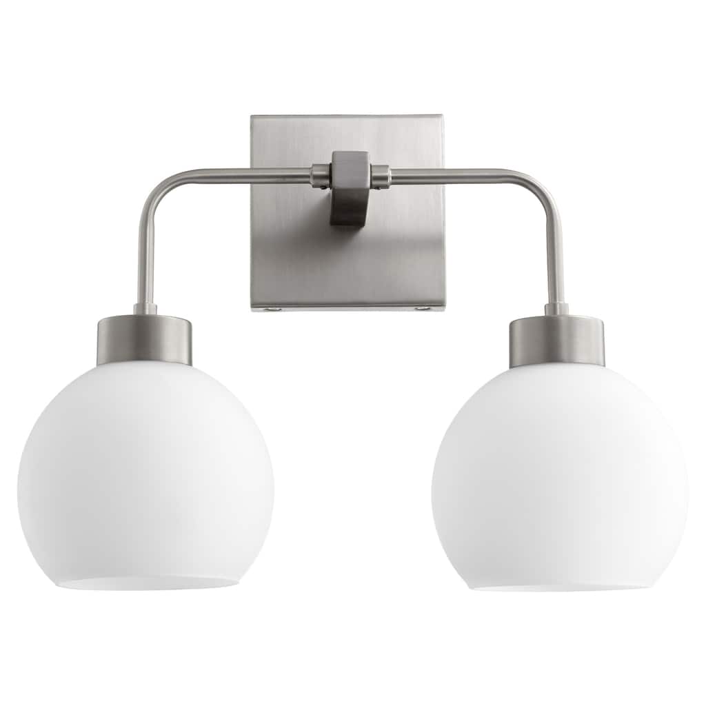 Quorum International Lacy 2 Light 15" Wide Bathroom Vanity Light