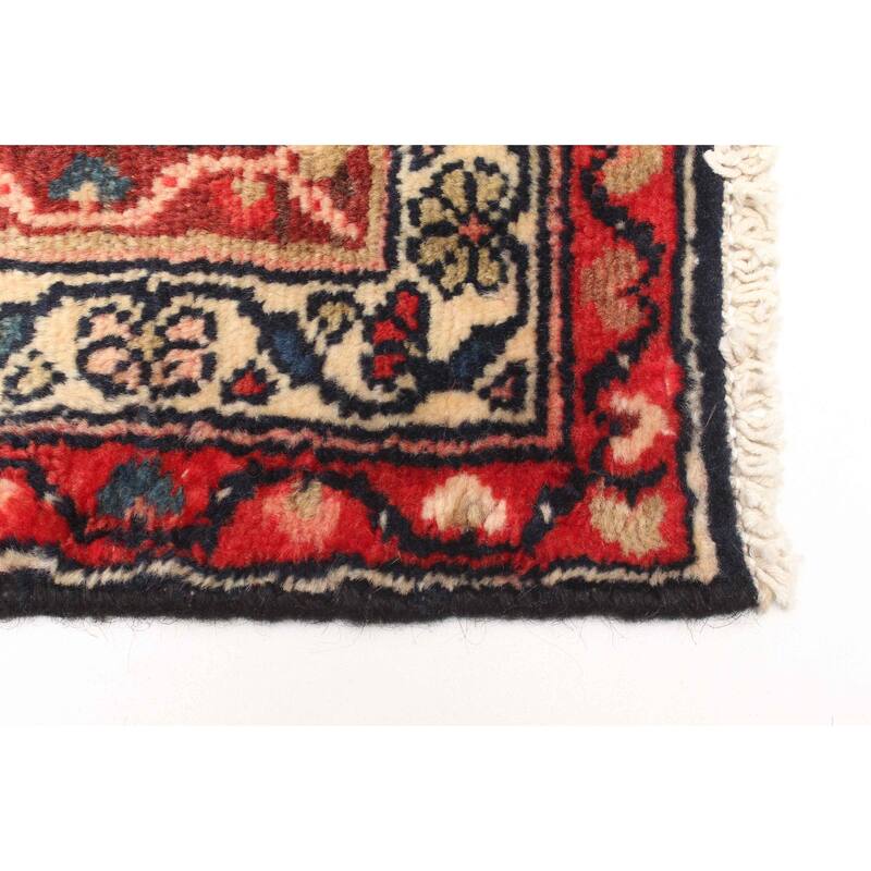 ECARPETGALLERY Hand-knotted Andelz Red Wool Rug - 2'8 x 10'4