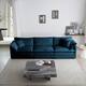 Option Blue 3-Seater Sofa