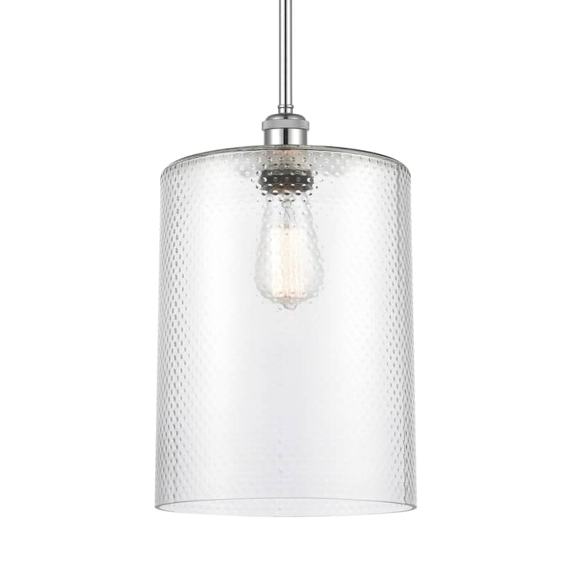 Innovations Lighting 516-1S-14-9-L Cobbleskill Pendant Cobbleskill 9" - Clear / Polished Chrome