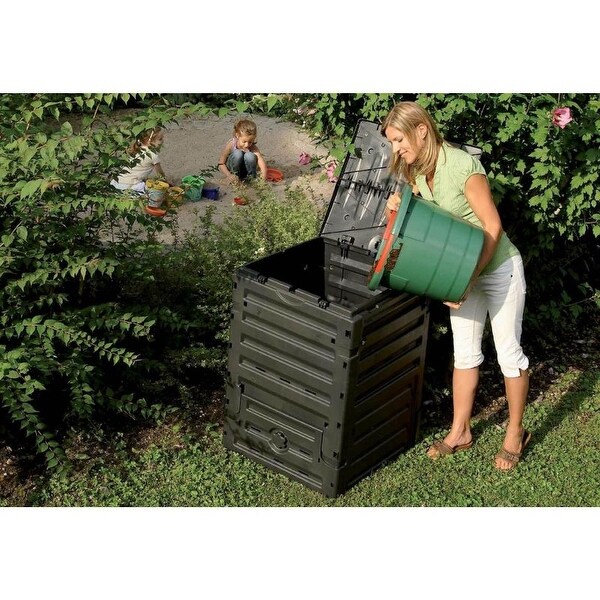 Original Organics 260L Garden Bin Composter Large Color Black Brand Garden Mile 