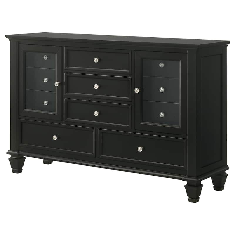 Sandy Beach Coastal Wood 11-drawer Bedroom Dresser