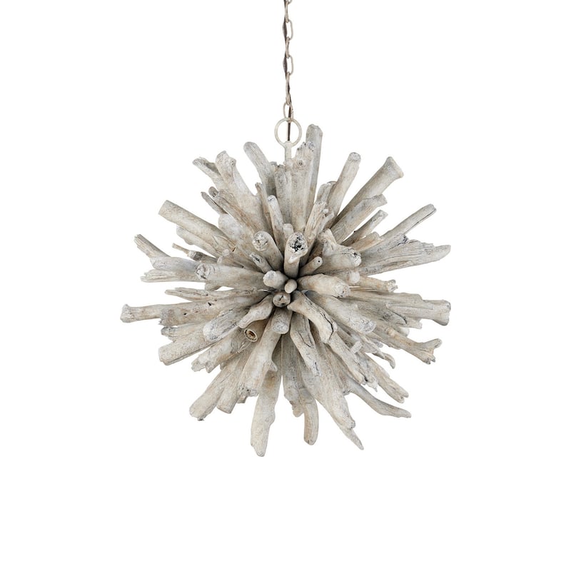 Currey & Company Kuka Pendant - 25"h x 25"dia