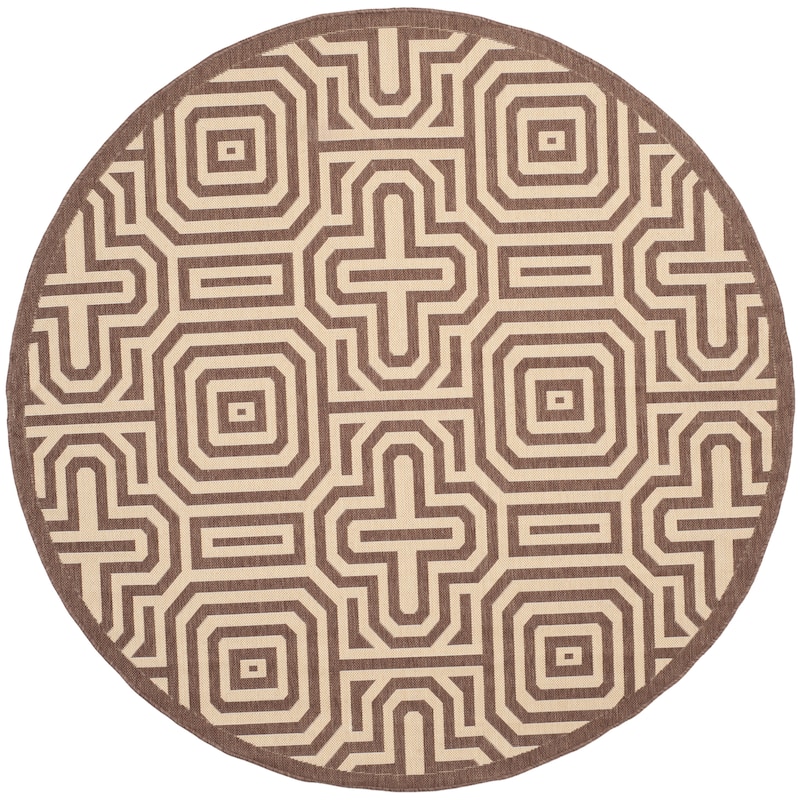 SAFAVIEH Courtyard Billye Indoor/ Outdoor Waterproof Patio Backyard Rug