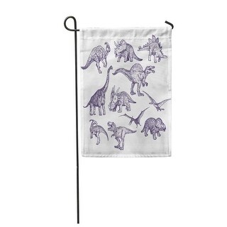 Overstock Sketch Dinosaurs Drawings Collection Comic Black Book Cartoon Garden Flag Decorative Flag House Banner 28x40 Inch All Seasons From Overstock Com Daily Mail,White Line Art Plant Aesthetic