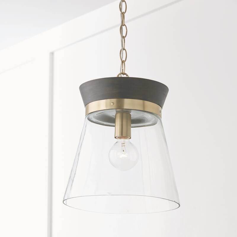 Finn 1-light Pendant w/ Clear Glass