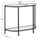 preview thumbnail 2 of 5, Carson Carrington Iron Black Console Table