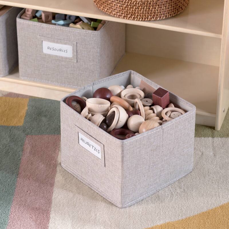 Guidecraft EdQ Essentials Two Shelf Open Storage 24''