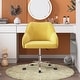 preview thumbnail 29 of 117, Corvus Braff Velvet Upholstered Adjustable Ergonomic Office Chair