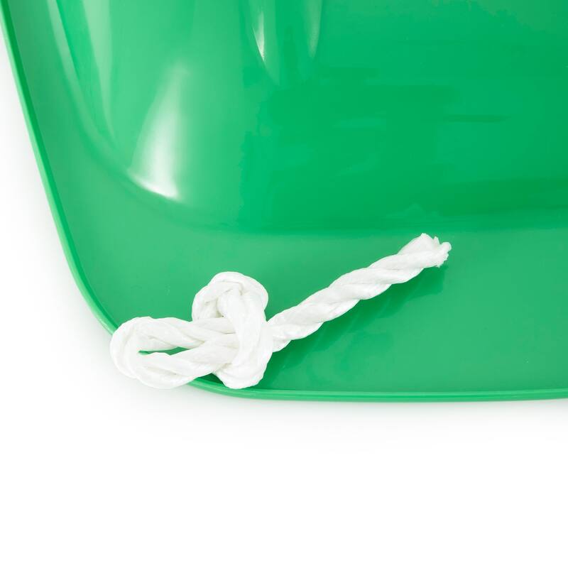 Slippery Racer Downhill Sprinter Toboggan Snow Sled 2 Pack, 1 Pink and 1 Green