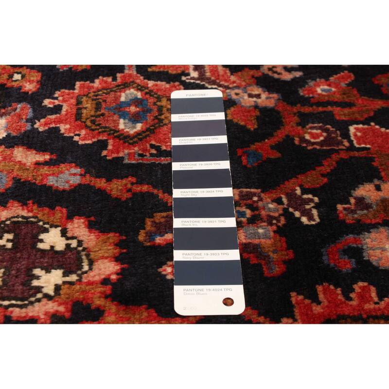 ECARPETGALLERY Hand-knotted Andelz Navy Wool Rug - 3'5 x 4'11