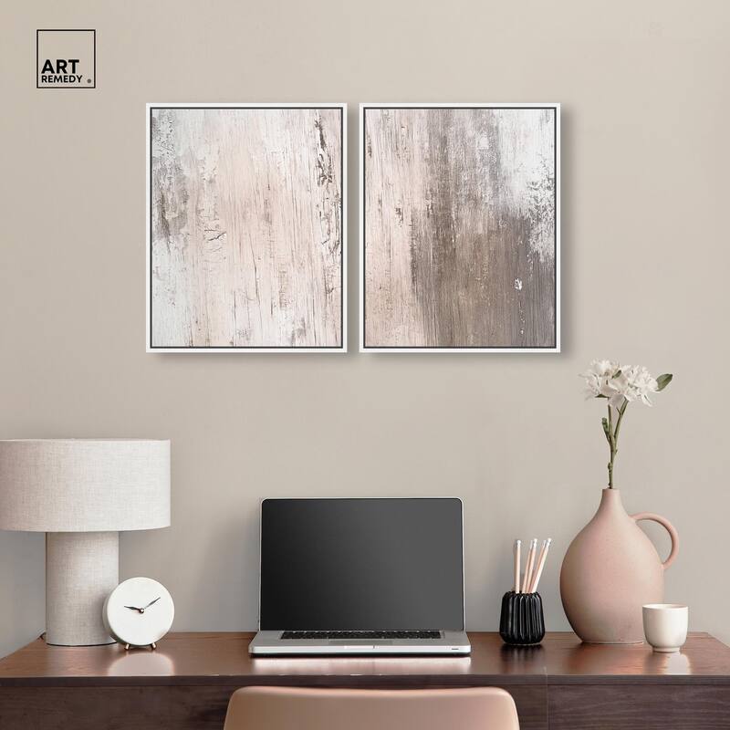 Striated Texture IV Canvas Set of 2 by Art Remedy