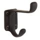 preview thumbnail 8 of 11, Baldwin Estate Double Robe Hook Oil Rubbed Bronze