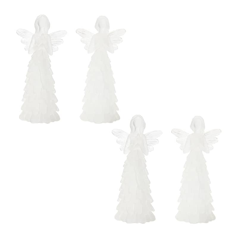 Frosted Angel Figurine (Set of 4)