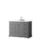 Option Dark Gray, Black Trim, Giotto Quartz Top