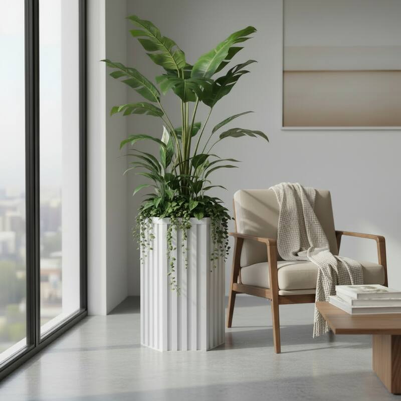 Hexagon Column Planter