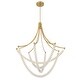 preview thumbnail 6 of 4, Minka Lavery 5648-L Pearl 50" Wide Abstract Chandelier