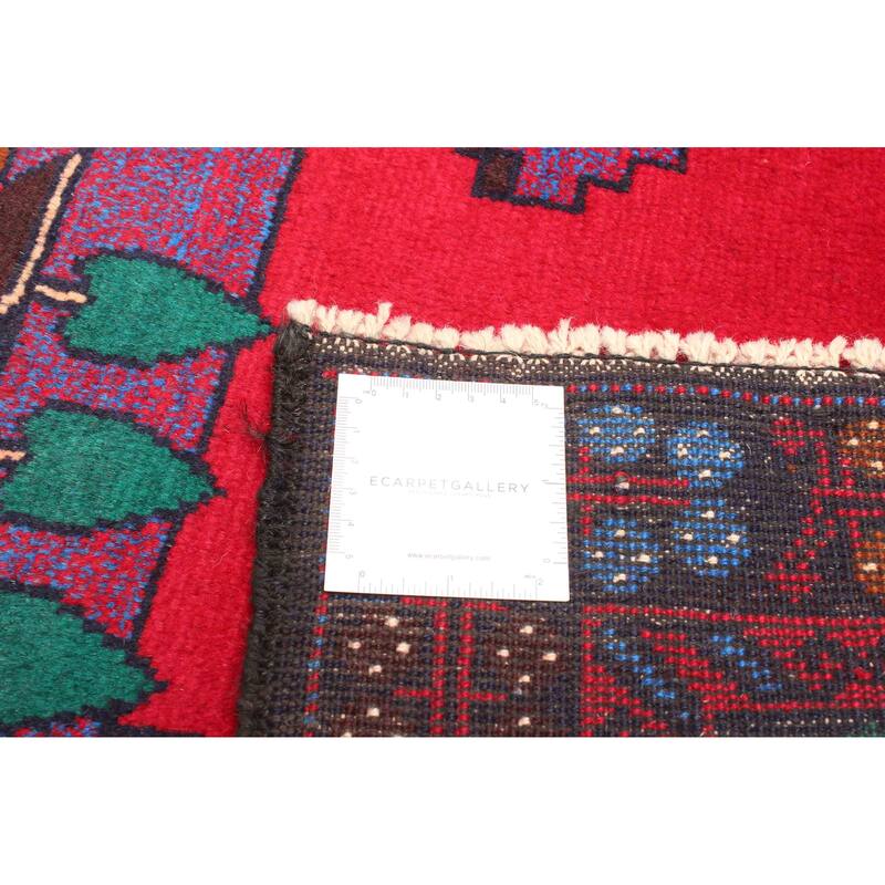 ECARPETGALLERY Hand-knotted Teimani Dark Navy Wool Rug - 2'10 x 4'5