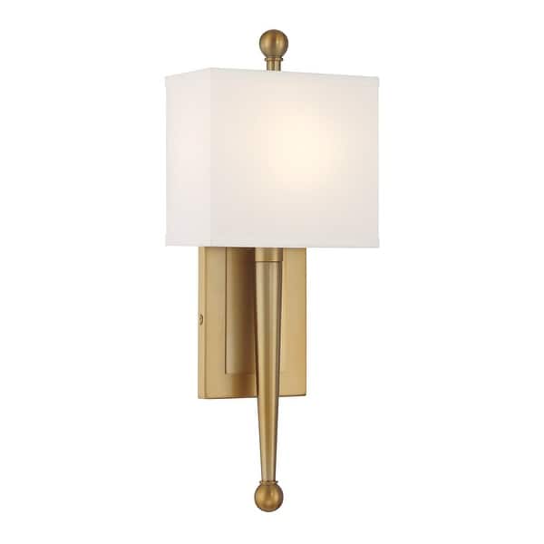 slide 2 of 10, Crystorama Lighting Group ARD-832 Ardson 18" Tall Wall Sconce with Vibrant Gold