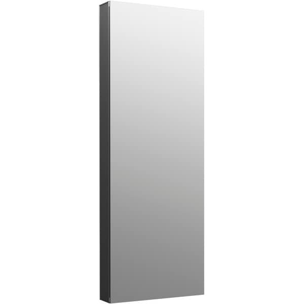 Kohler K-81147 Maxstow 15" x 40" Frameless Single Door Medicine Cabinet - Dark Anodized Aluminum