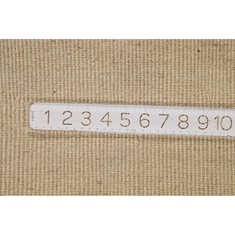Contemporary Gabbeh Area Rug Hand-Knotted Wool Carpet - 7'11"x 9'8"