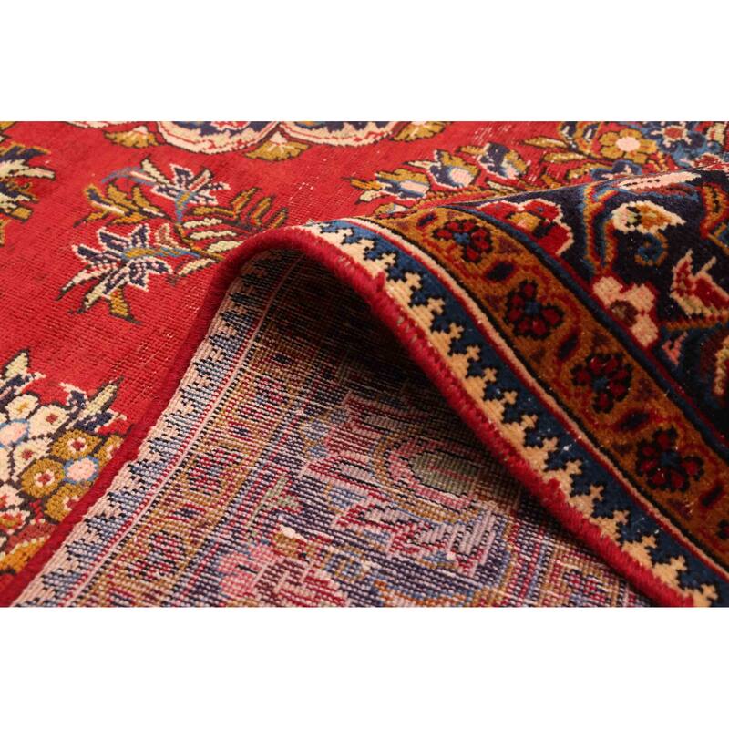 ECARPETGALLERY Hand-knotted Anadol Red Wool Rug - 7'5 x 11'4