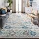 SAFAVIEH Madison Avery Boho Chic Distressed Area Rug - 2'3" x 4' - Ivory/Aqua