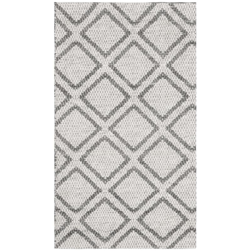 SAFAVIEH Handmade Micro-Loop Raven Wool Rug