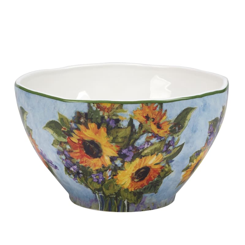 Certified International Sunflower Bouquet Deep Serving Bowl, 82 oz. - 82 Oz.