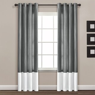 Lush Decor Prima Window Curtain Panel Pair