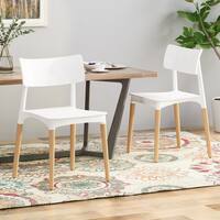 Epworth Wooden Dining Chair With Wicker And Fabric Seating (Set Of 2) By Christopher Knight Home  : The Corsica Dining Chair Set Is Truly One Of A Kind.