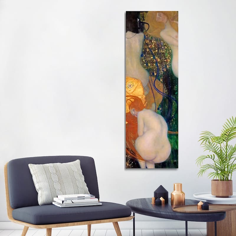 iCanvas "Goldfish" by Gustav Klimt Canvas Print