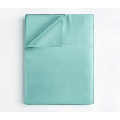 CGK Linens Solid Double Brushed Microfiber Single Flat Sheet/ Top Sheet