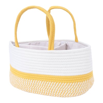 1Pcs Woven Storage Basket, Shelf Closet Storage Bin for Blankets - 14.2x9.1x7.1"