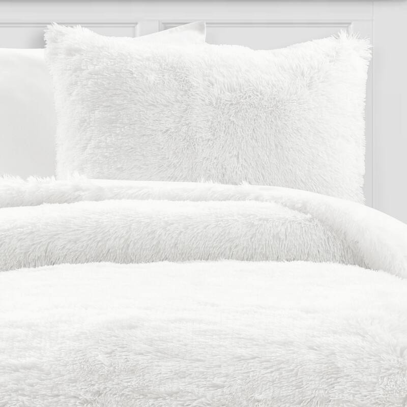Lush Decor Emma Faux Fur Comforter Set