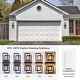 preview thumbnail 22 of 33, Modern Geometric Matte Black LED Flush Mount Wall Sconce Set of 2 or 1