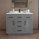 Option Dark Gray / Giotto Quartz Top / Matte Black
